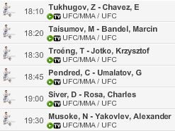 Live Stream UFC Fight Night