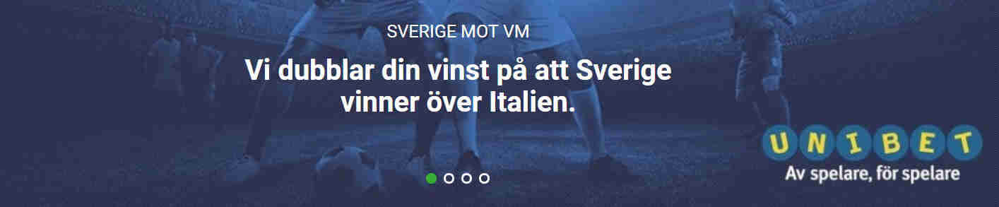 sverige italien dubblat odds