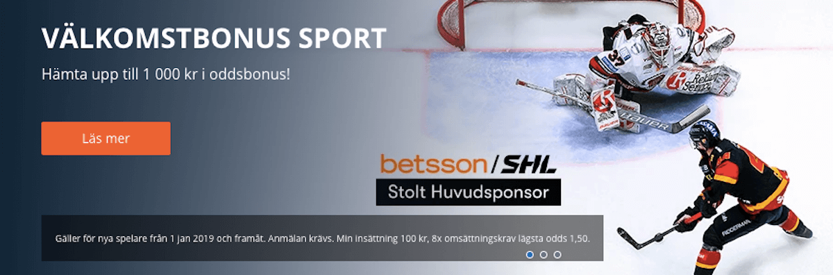 shl huvudsponsor betsson